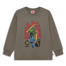 T-shirt dziecięcy Lego Wear Lwtaj 608 Brown jasnobrązowy Light brown
