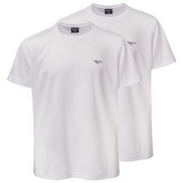 T-shirt dziecięcy Hi-Tec Jodin Jr 2 Pack biały WHITE/WHITE