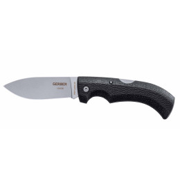 Nóż składany Gerber Gator Drop Point, 154CM,hladky czarny Black