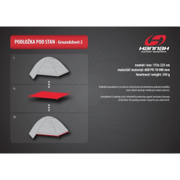 Mata namiotowa Hannah Groundsheet 2 2023