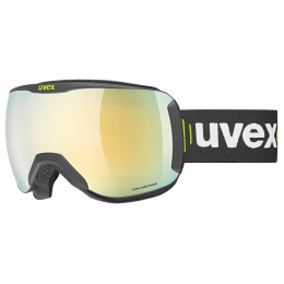 Gogle narciarskie Uvex Downhill 2100 CV Race czarny BLACK SL/GOLD-GREEN S2