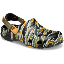 Męskie kapcie Crocs Classic All Terrain Camo Clog czarny/zielony Black/Multi