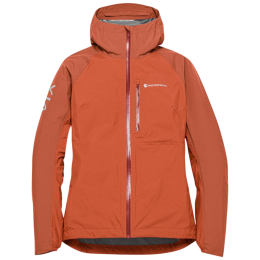 Damska kurtka przeciwdeszczowa Montane Minimus Lite Jacket pomarańczowy LAVA