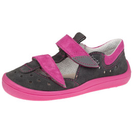 Buty dziecięce Beda Isabel Grey Pink szary/różówy grey/pink (šedo-růžová)