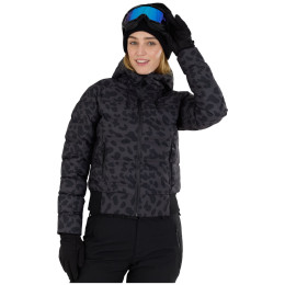 Kurtka damska Fundango Zina Padded Jacket czarny/szary scratch