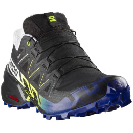 Buty do biegania dla mężczyzn Salomon Speedcross 6 Gore-Tex czarny/niebieski Black / Surf The Web / Safety Yellow