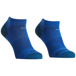 Męskie skarpetki z wełny merino Ortovox Alpine Light Low Socks jasnoniebieski Blue Note