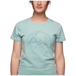 Koszulka damska Black Diamond Summit Scribble Tee niebieski Ice blue
