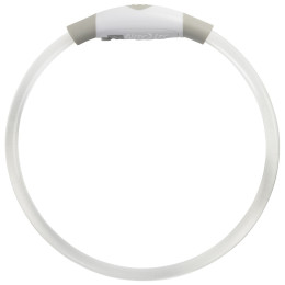 Świecąca obroża dla psa Nite Ize NiteHowl Mini LED biały Disc-O Select