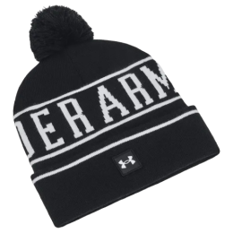 Czapka Under Armour M Halftime Pom Beanie czarny BLK