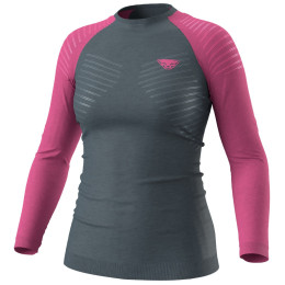 Damska koszulka Dynafit Tour Light Merino W L/S Tee różówy/szary 6A51 - magenta/0720