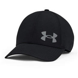 Bejsbolówka Under Armour Isochill Armourvent Str czarny Black / / Pitch Gray