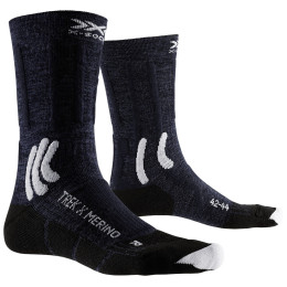 Skarpetki X-Socks Trek X Merino ciemnoniebieski MIDNIGHT BLUE/ARCTIC WHITE
