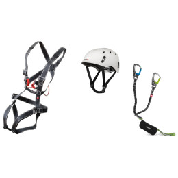 Zestaw Ferratowy Ocún Via Ferrata Bodyquard Pail set czarny