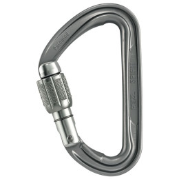 Karabinek Petzl Spirit Screw Lock szary