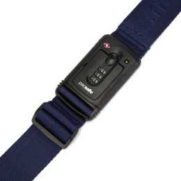 Pasek z zamknięciem Pacsafe Strapsafe 100 Luggage Strap niebieski