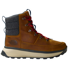 Buty męskie The North Face M Bergen Leather Wp brązowy TIMBER TAN/TNF RED