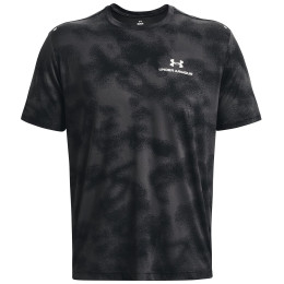 Męska koszulka Under Armour Rush Energy Print SS 2023 czarny Black / / White