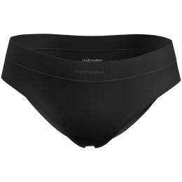 Damskie spodenki Icebreaker W Mer Rib Lotus Hipster czarny Black
