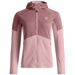 Bluza damska Ortovox Fleece Light Grid Hoody W różowy Dawn Rose
