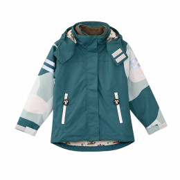 Kurtka dziecięca DucKsday Detachable Fleece Jacket Breeze zielony Dark Green