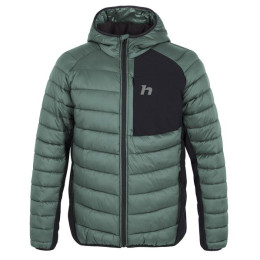 Kurtka zimowa męska Hannah Revel Hoody ciemnozielony dark forest/anthracite