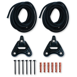 Lina montażowa La Siesta Uchycení sítě Home Rope czarny Black