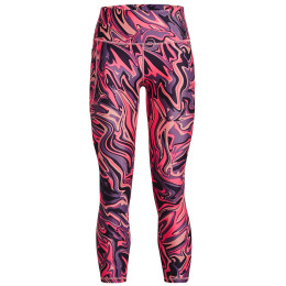 Legginsy damskie 3/4 Under Armour Armour AOP Ankle Leg różowy Posh Pink / / White