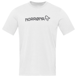 Koszulka męska Norrona 29 cotton Norrøna viking T-shirt biały Pure White