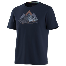 Męska koszulka Smartwool Triangle Mountain Active Short Sleeve Graphic Tee