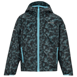 Kurtka dziecięca Regatta Printed Lever II ChiBluScCamo ciemnoniebieski ChiBluScCamo