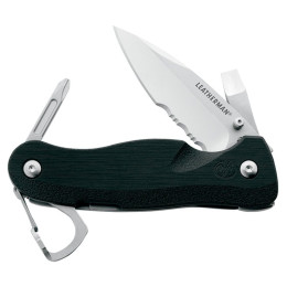 Nóż składany Leatherman Crater C33TX czarny/srerbny