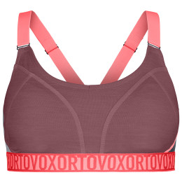 Sportowy biustonosz Ortovox 150 Essential Sports Top W różowy mountain rose