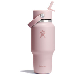 Kubek termiczny Hydro Flask Wide Flex Straw Travel Bottle 24 Oz jasnoróżowy trillium