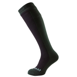 Wodoodporne skarpety SealSkinz Hiking Mid Knee czarny Black/RacingGreen