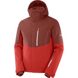 Kurtka męska Salomon Speed Jacket M czerwony GojiBerry/MadderBrown/White