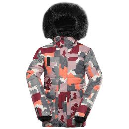 Dziecięca kurtka zimowa Alpine Pro Werdo różowy PALE MAUVE VARIANTA PA