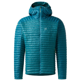 Kurtka męska Haglöfs L.I.M Mimic Hood II jasnoniebieski Mountain Teal/Deep Teal