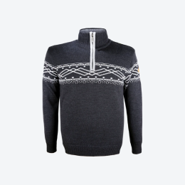 Męski sweter Kama 4060 szary graphite