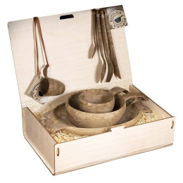 Zestaw powystawowy Kupilka Premium brązowy Brown