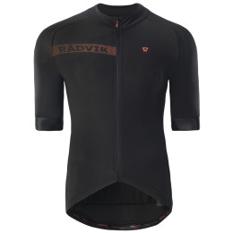 Męska koszulka kolarska Radvik Bravo Gts czarny Black/Tangarine Tango