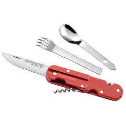 Wielofunkcyjny nóż TB OUTDOOR Bivouac Camp Knife czerwony