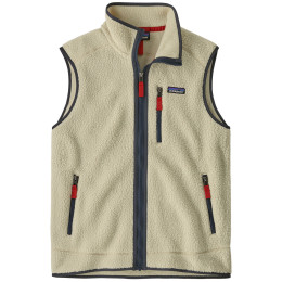 Kamizelka męska Patagonia Men's Retro Pile Fleece Vest beżowy Pelican w/Smolder Blue