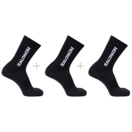 Skarpety Salomon Everyday Lite Crew 3-Pack czarny Black