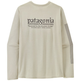 Koszulka męska Patagonia M's L/S Cap Cool Daily Shirt - Hut Tripper biały Dyno White