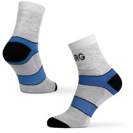 Skarpety męskie Warg Trail MID Wool szary/niebieski SvSedaCernoModraCerna