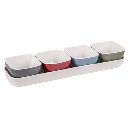 Zestaw misek Bo-Camp Snackset 4 100% Malamine mix3 Multicolor