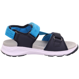 Sandały dziecięce Superfit Criss Cross Blue niebieski BLAU