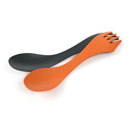 Sztućce Light My Fire Spork Medium 2-pack czarny/pomarańczowy Rustyorange/Slatyblack