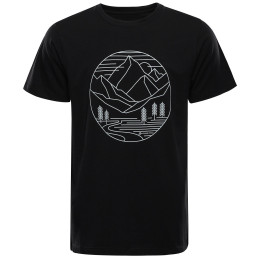 Koszulka męska Alpine Pro Morol czarny BLACK VARIANTA PC